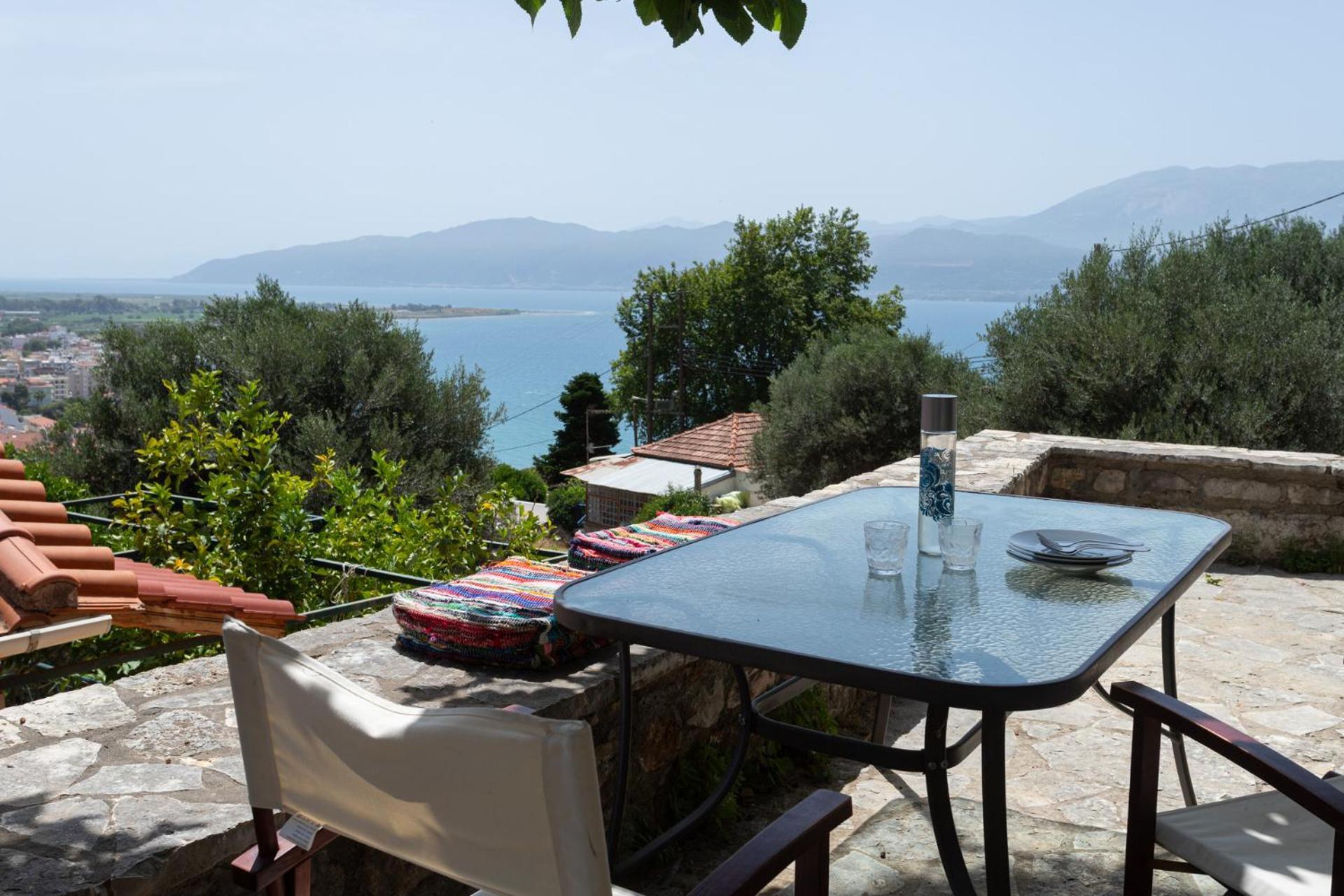 To Spiti Sto Castro Lejlighed Nafpaktos Eksteriør billede