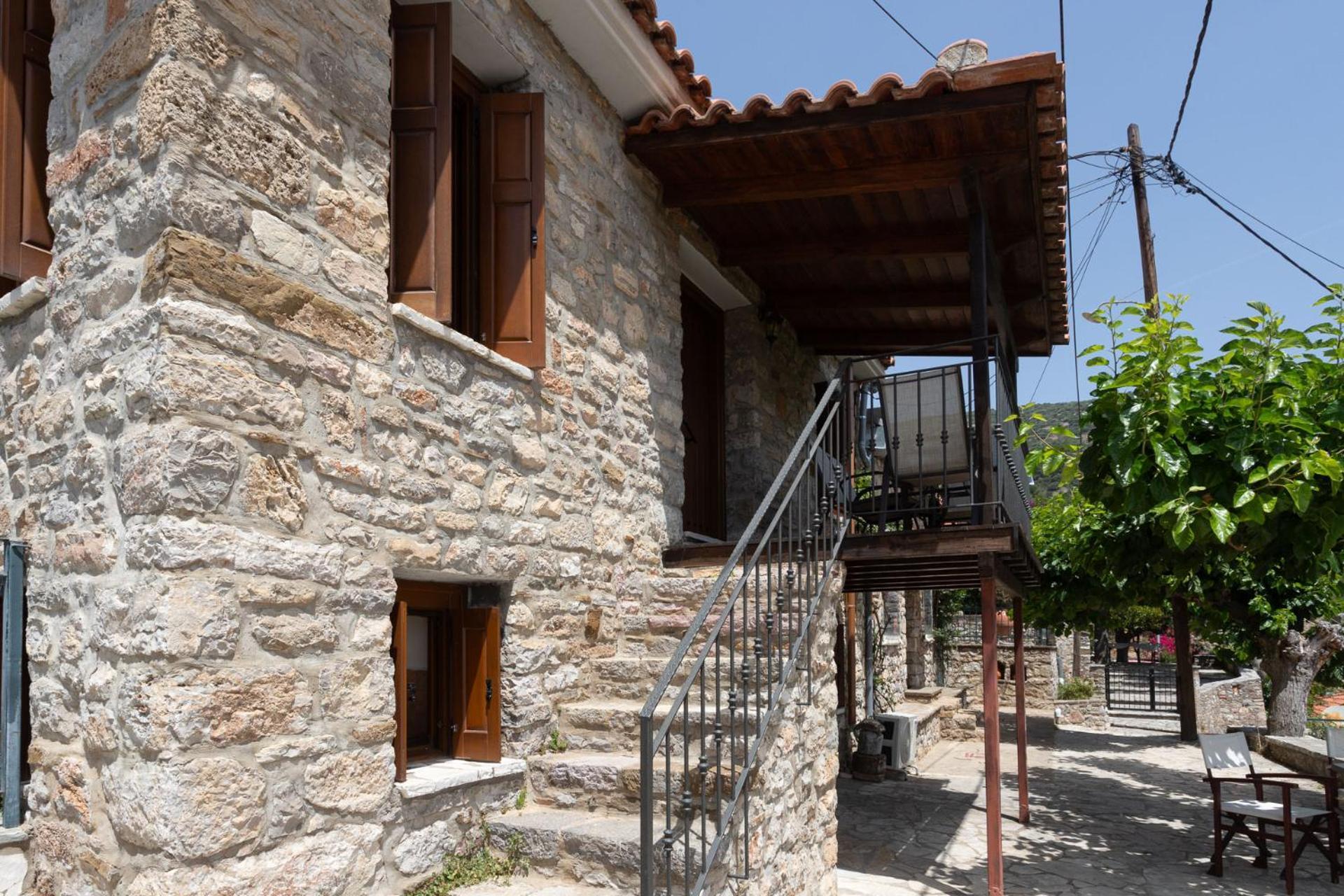 To Spiti Sto Castro Lejlighed Nafpaktos Eksteriør billede