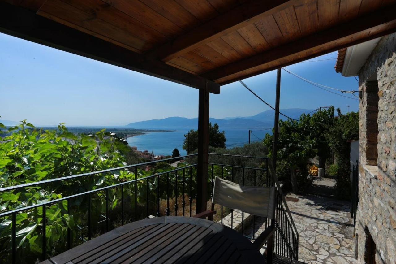 To Spiti Sto Castro Lejlighed Nafpaktos Eksteriør billede